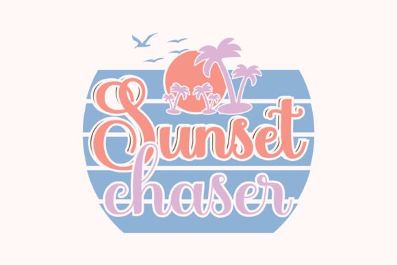 Beach Sunset Quote SVG Design – Summer Graphics