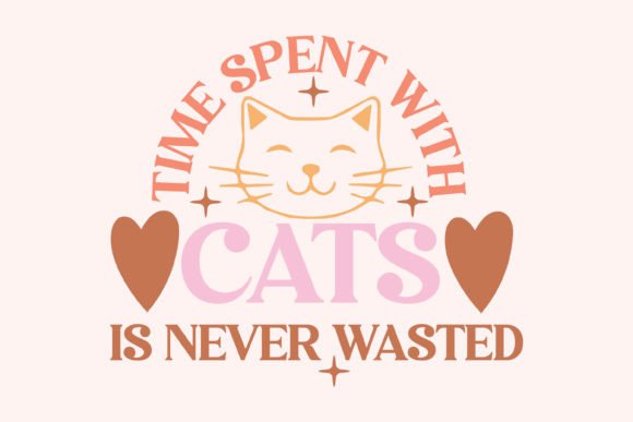 Cute Cat Quote SVG PNG Design for Crafts & Graphics