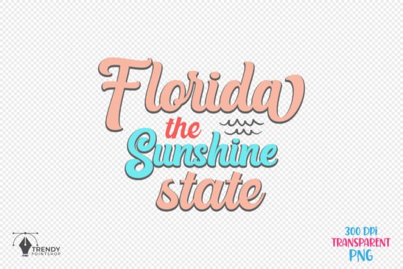 Florida Summer Beach Quote SVG Design for Crafts & Graphics