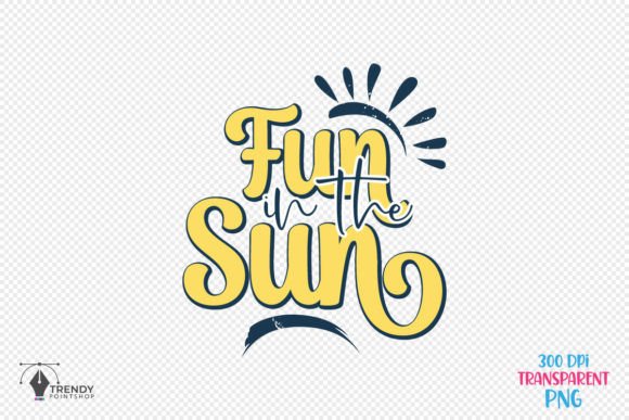 Fun in the Summer Beach Quote SVG Design: Graphics for Crafts & Content