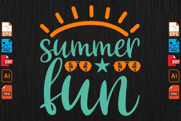 Summer Fun SVG Graphics for Crafts