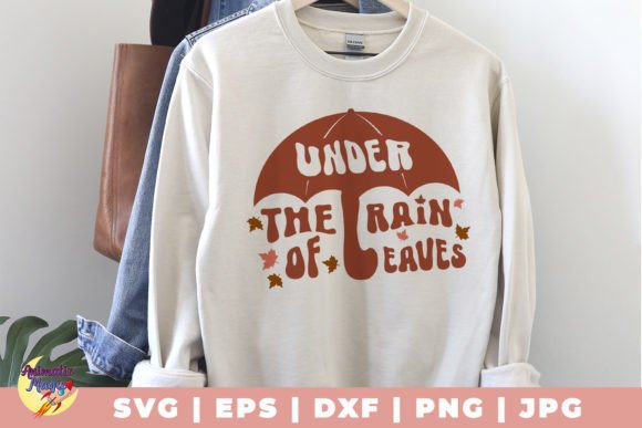 Under the Rain of Leaves SVG, Quote SVG