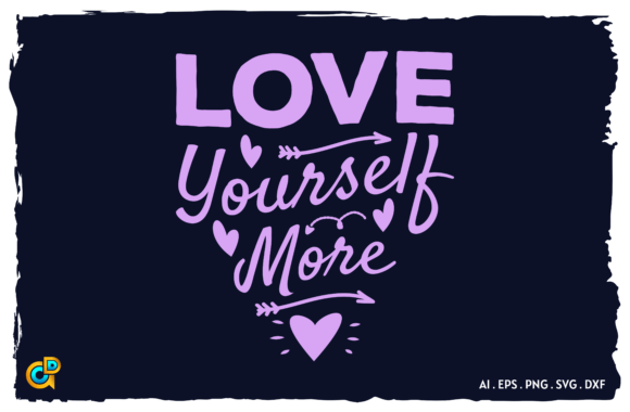 Valentine’s Day Love Quote SVG Design for Crafts & Graphics
