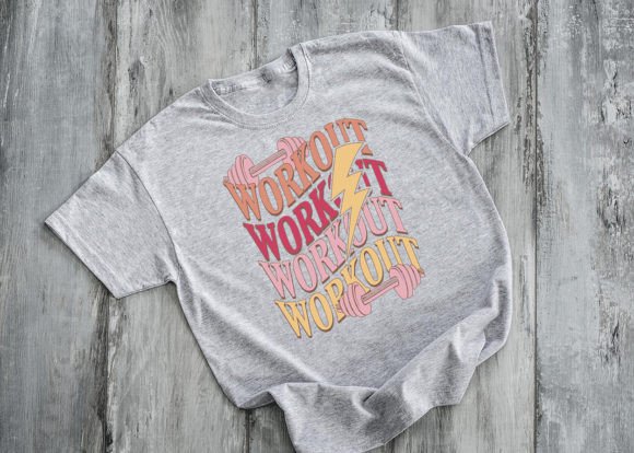 Workout Quote SVG Vector Design
